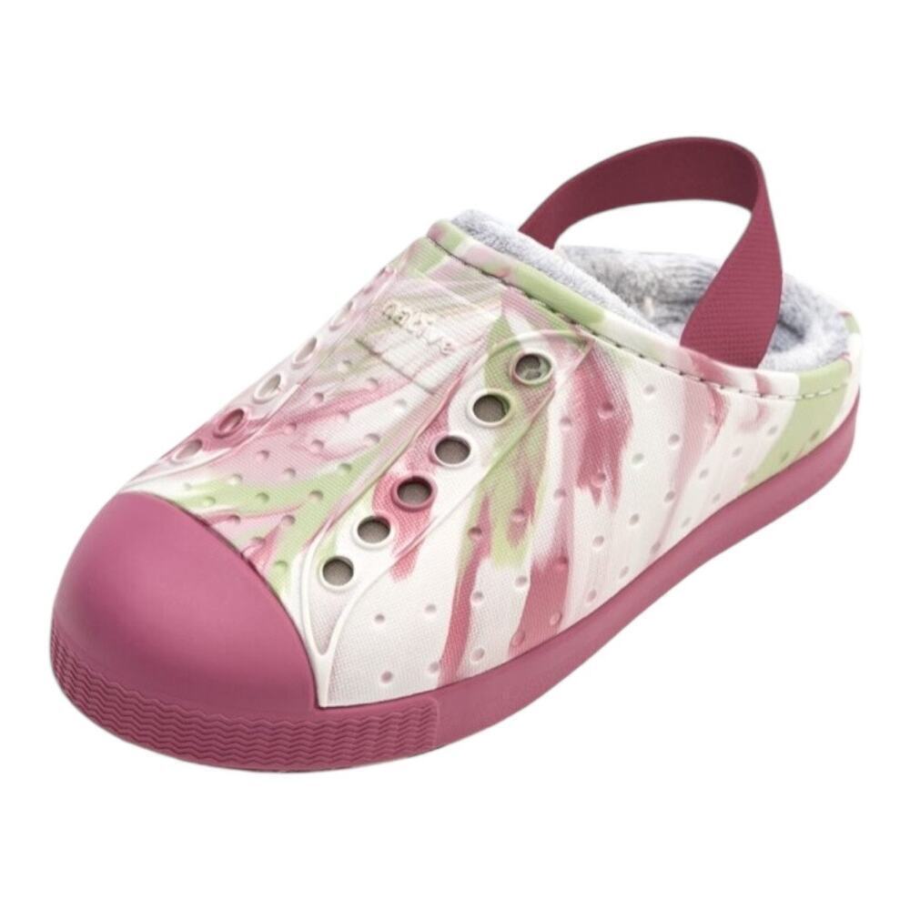 NATIVE Kids/Youth Pink Jefferson Beach Cozy Little Kids Slip On Shoe | NEW/NIB!